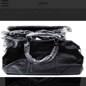 Michel Germain black tote bag. NWT